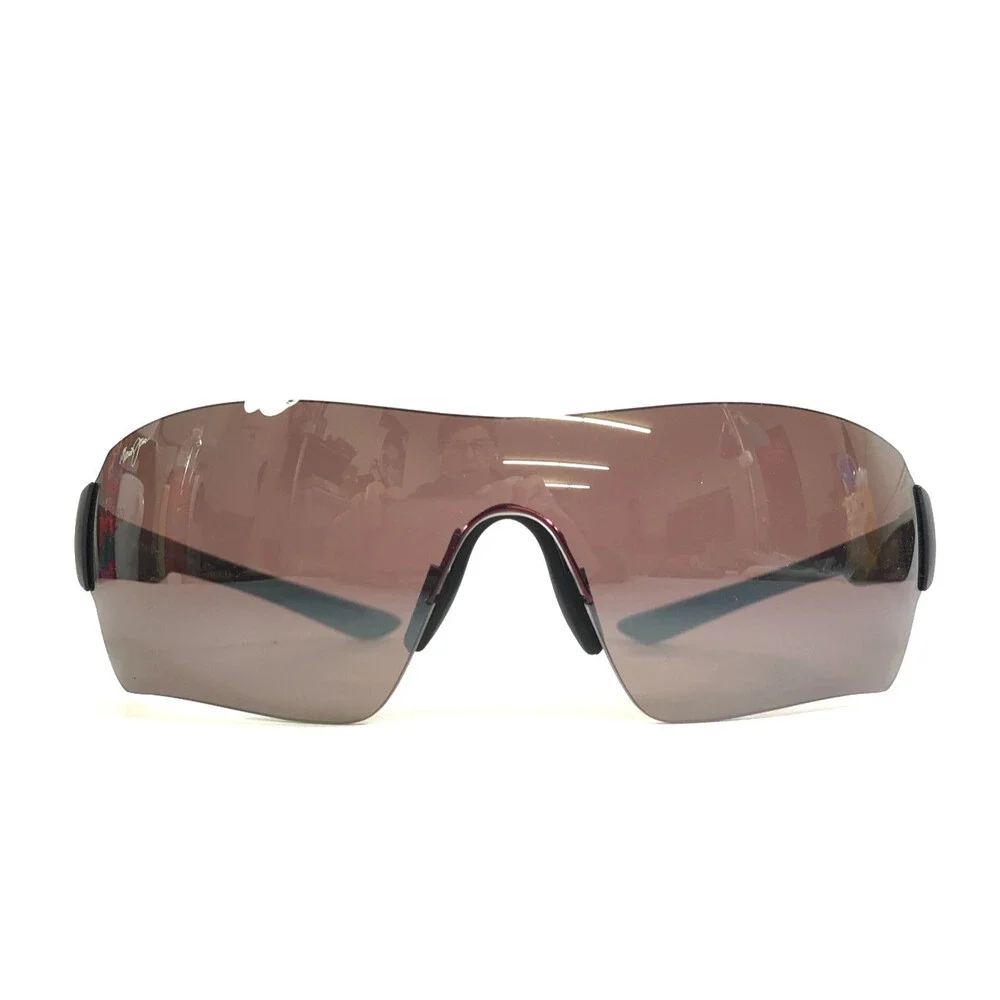 Maui Jim Sunglasses NIGHT DIVE MJ521-03M Matte Blue Frames with Maui Rose Lenses